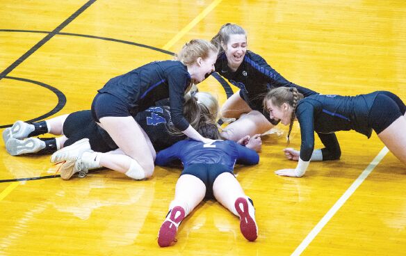 Lady Lancers overcome fifth-set deficit, daze NDCL, 3-2 | Gilmour ...
