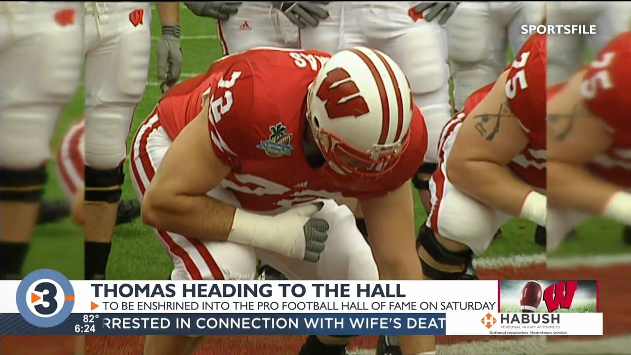 Joe Thomas, ex-Badgers, Brookfield star, had his own Hall of Fame path