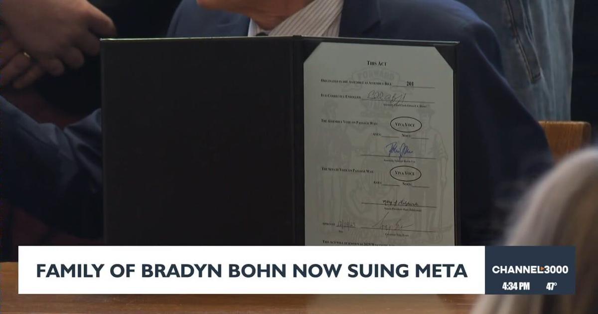 Bradyn Rouse Family of Bradyn Bohn now suing Meta | Video | channel3000.com