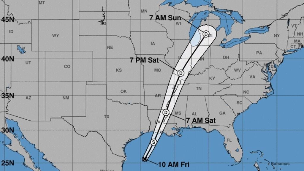 Tropical Depression Forms In Gulf Of Mexico | National And World News ...