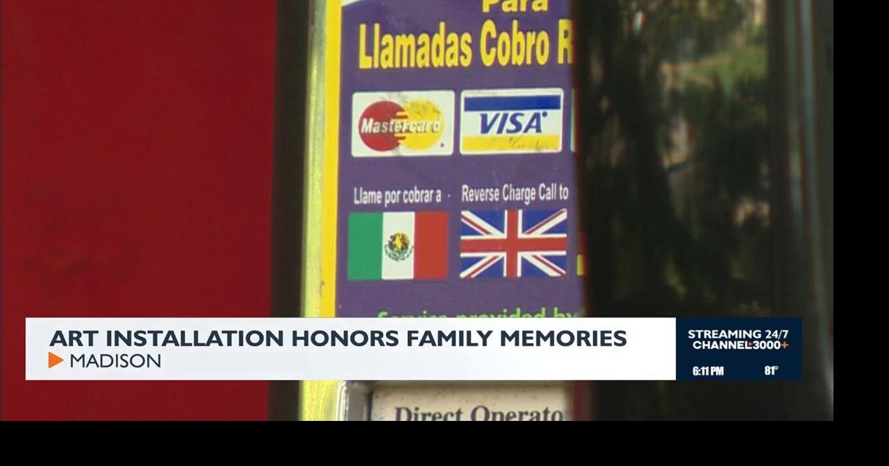 Madison phone booth art installation preserves family memories