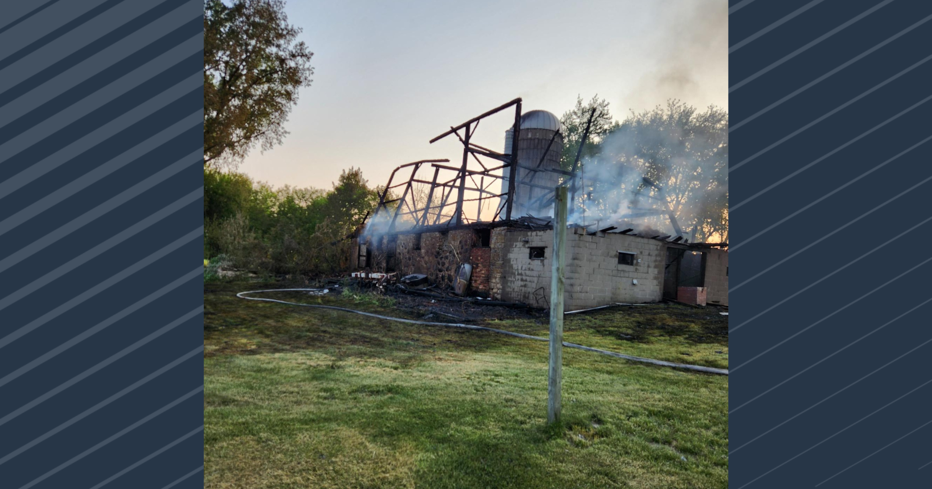 Firefighter released from hospital after barn fire near Columbus - Vimarsana News