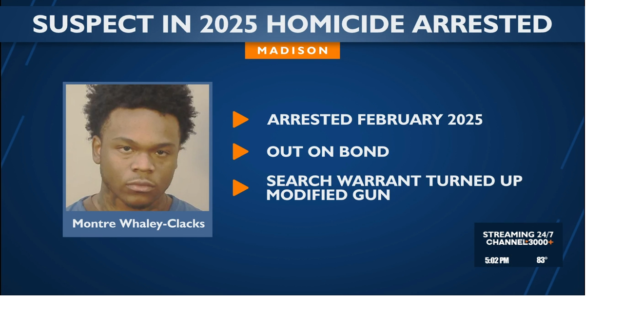 Suspect in 2025 homicide arrested after modified gun found during ...