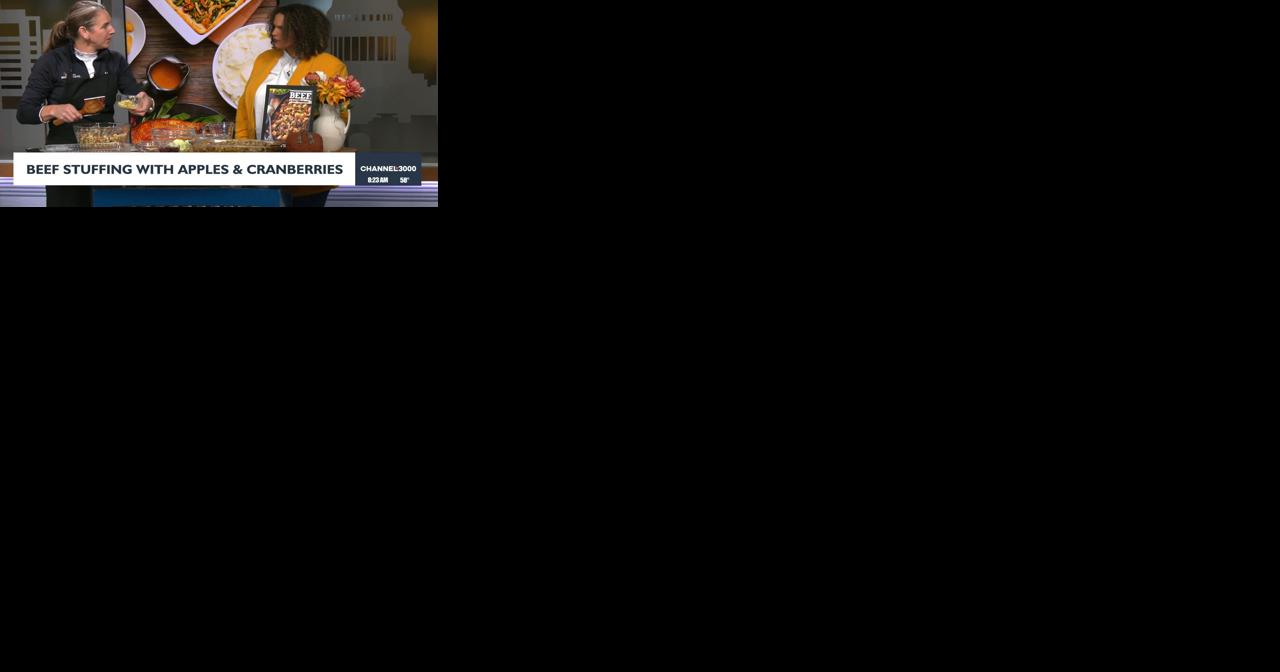 Elevate your holiday meal with a Beef Cranberry Apple Stuffing