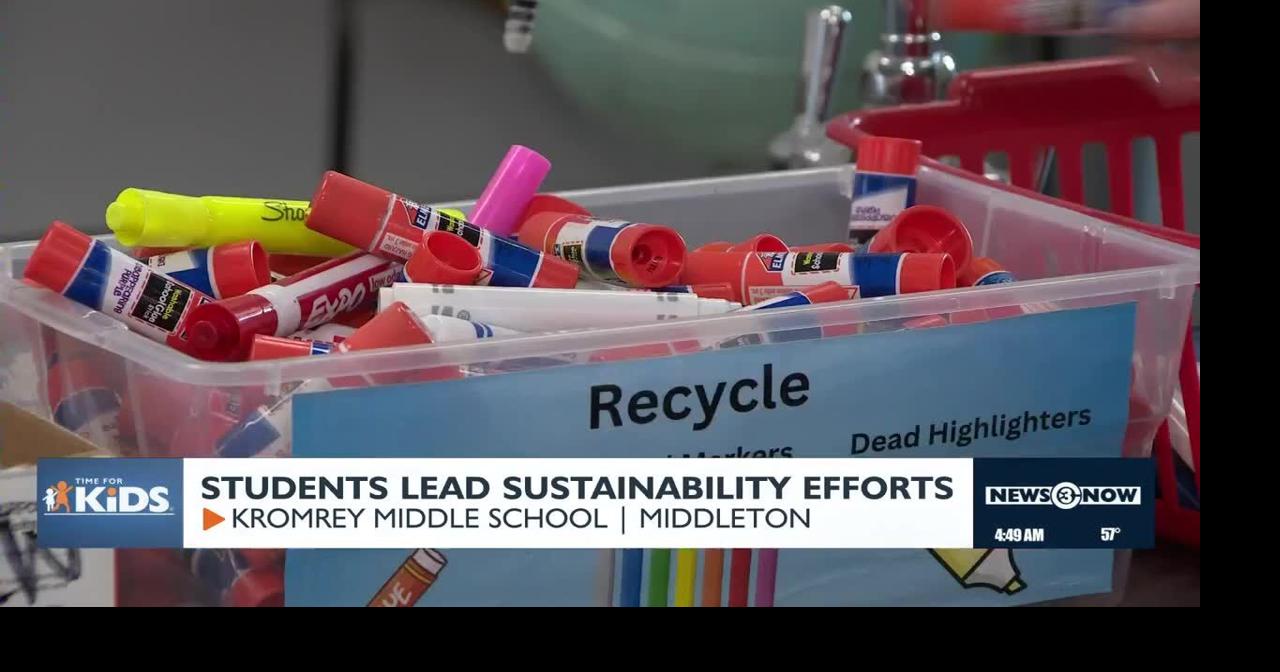 Kromrey Middle School students lead environmental change through recycling programs
