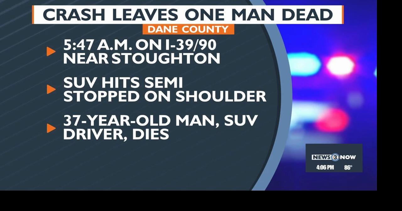 Crash leaves one man dead | Video | channel3000.com