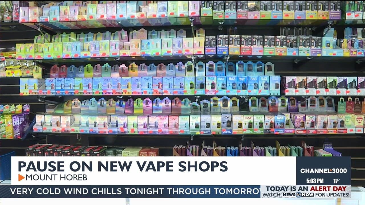 Pause on new vape shops