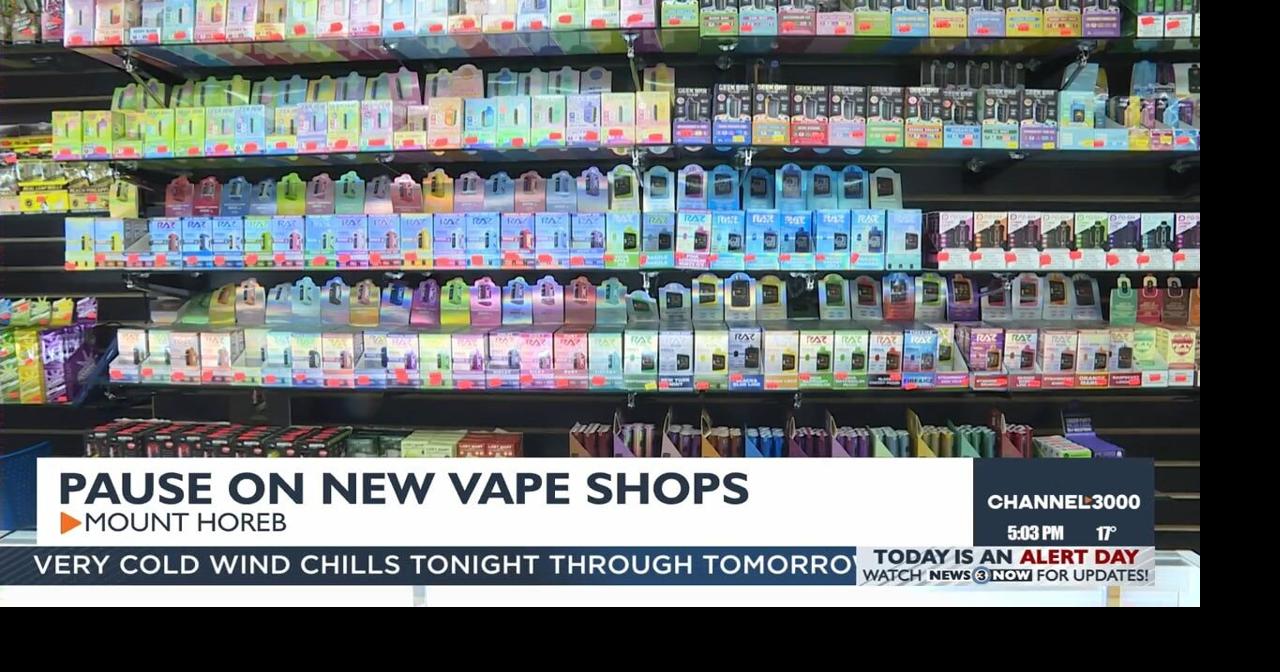vape shops news Pause on new vape shops