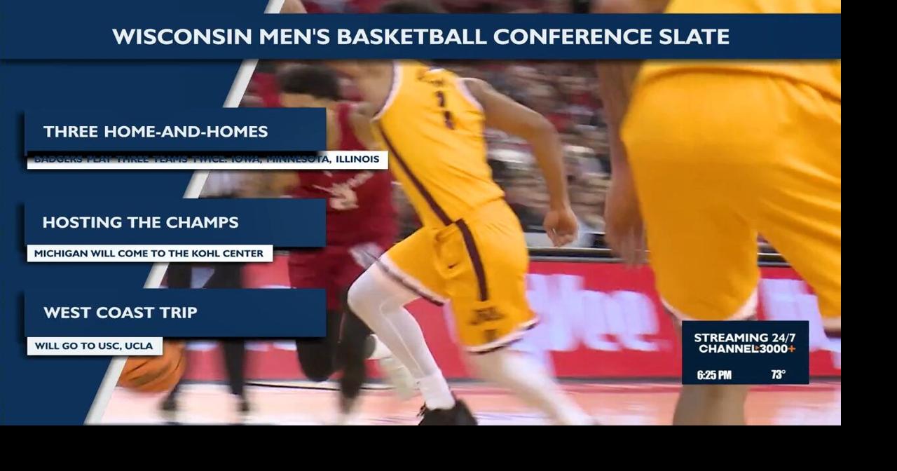 Wisconsin men's hoops to host national champions Michigan, Big Ten ...