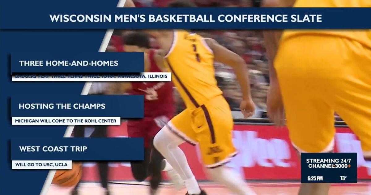 Wisconsin men's hoops to host national champions Michigan, Big Ten ...