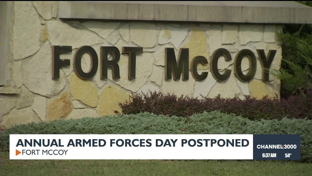 Annual Armed Forces Day in Fort McCoy postponed | Video