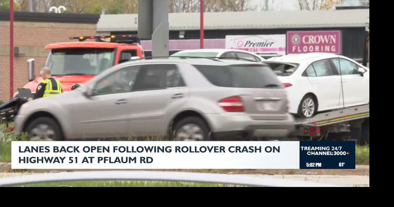 Lanes back open on Pflaum Road at Highway 51 | Video | channel3000.com
