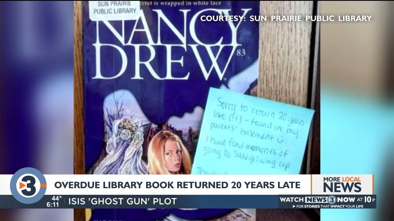 Library book, overdue by 100 years, returned in Minnesota