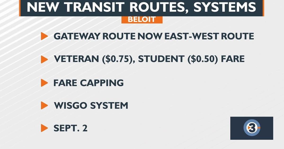Beloit Transit Map New transit routes, systems coming to Beloit | Video | channel3000.com
