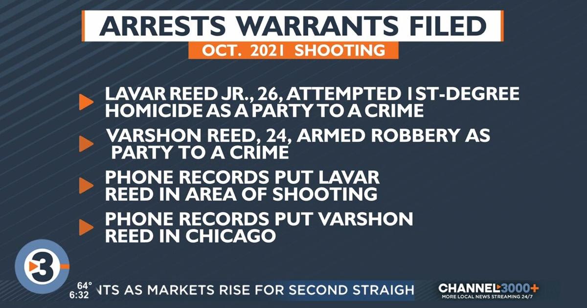 Varshon Reed Arrest warrants filed for Madison brothers stemming from October 2021 ...