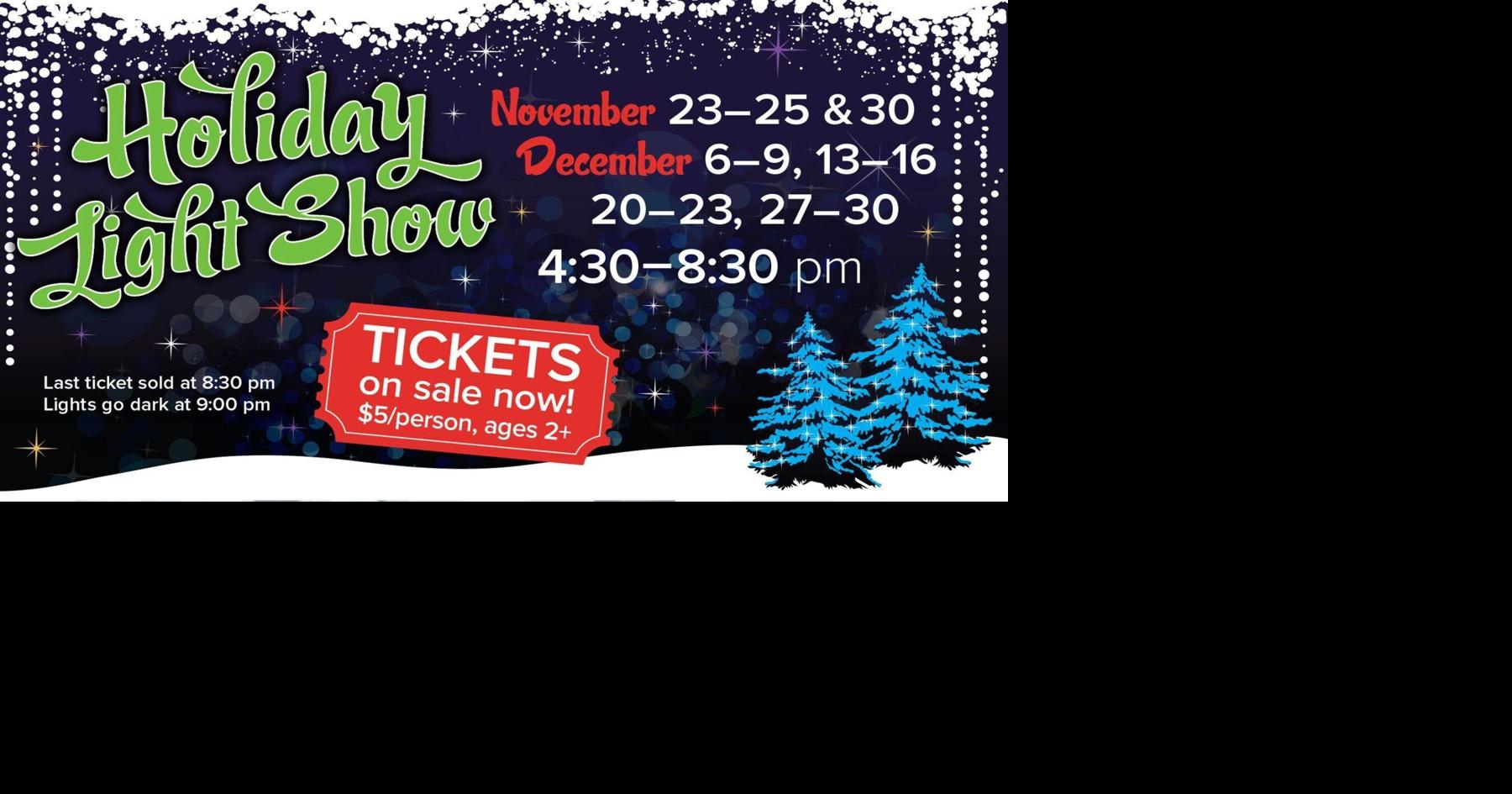 Janesville Rotary Botanical Gardens light show to open Friday