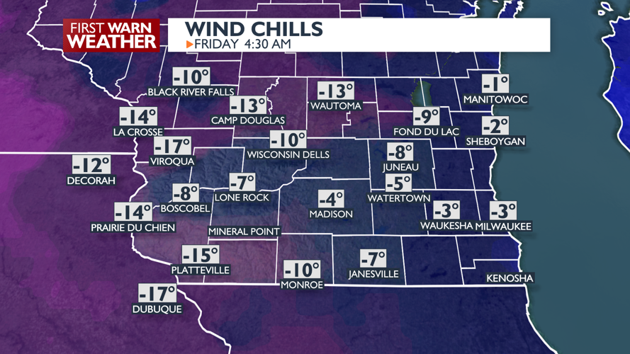 A Chilly Friday Gives Way to a Warm Christmas Week