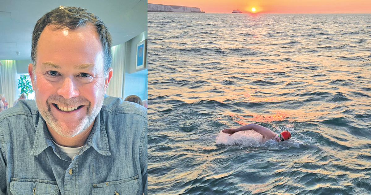 Madison author's English Channel swim is an unlikely triumph