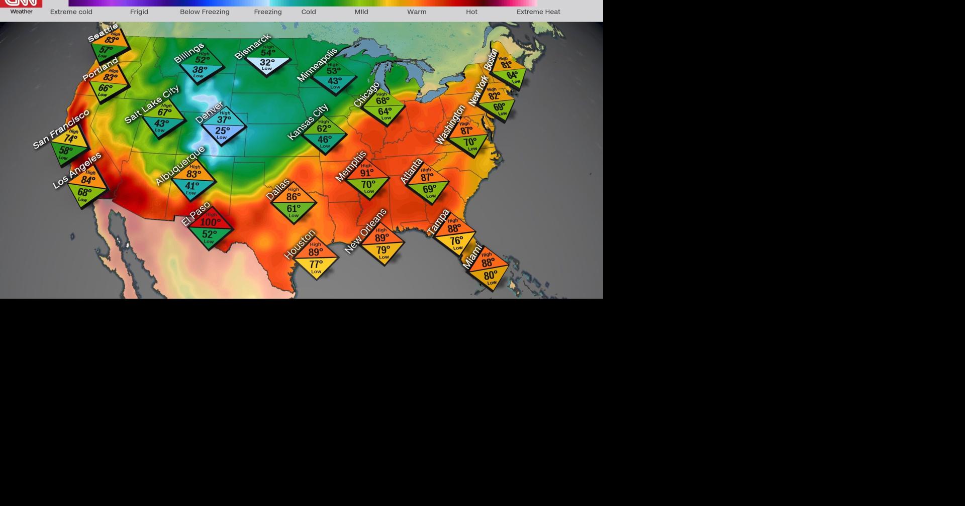 Record cold temperatures and a rare September snow arrive this week ...