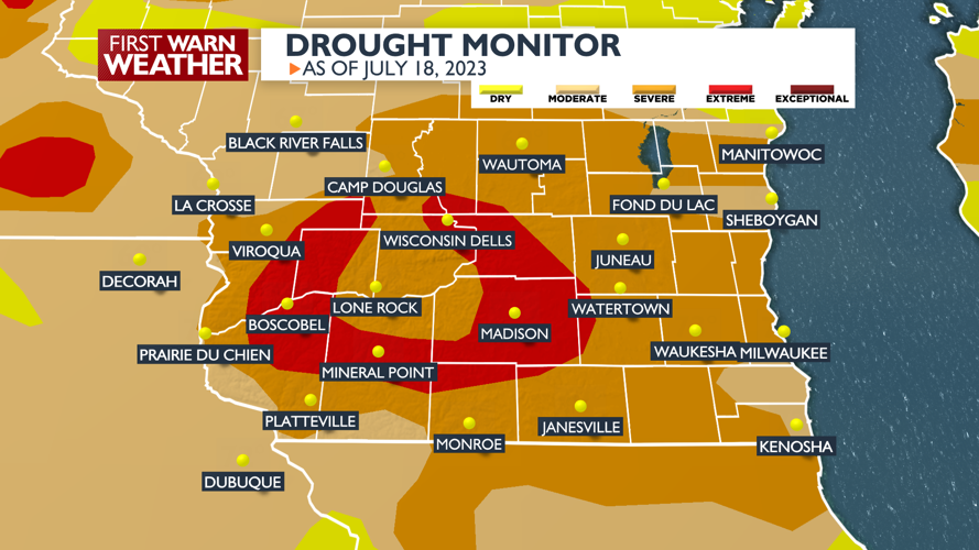 Rains bring some drought relief in parts of southern Wisconsin, but ...