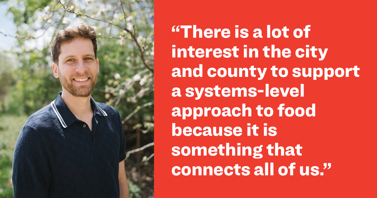 Nicholas Heckman champions food security in Madison