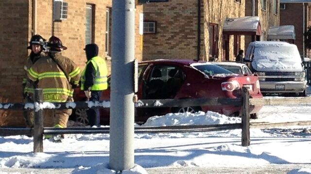 MFD: No injuries in car vs. apartment building crash | Local News ...