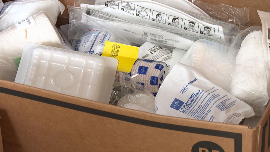 David Peterson collects medical materials to send to Ukraine