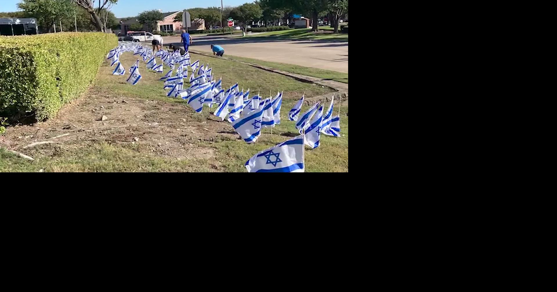 Hundreds of Israeli flags vandalized outside church in Texas, ahead of Oct. 7 observance