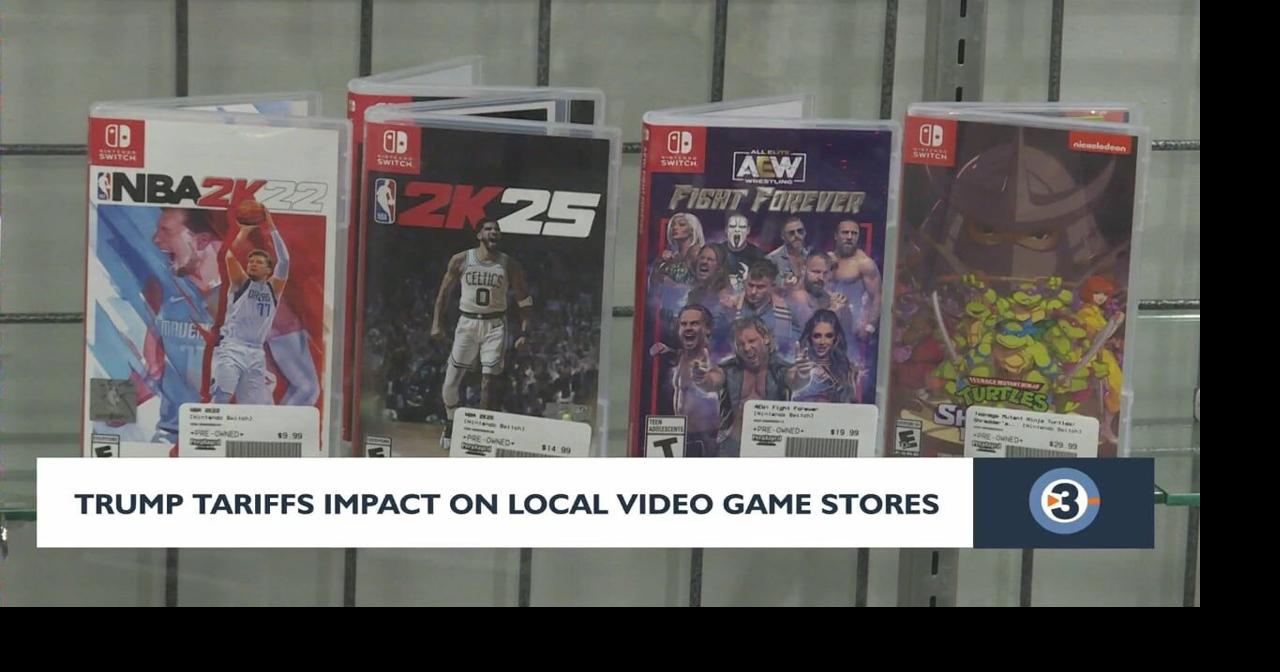 Local video game store reacts to new tariffs imposed by Trump ...