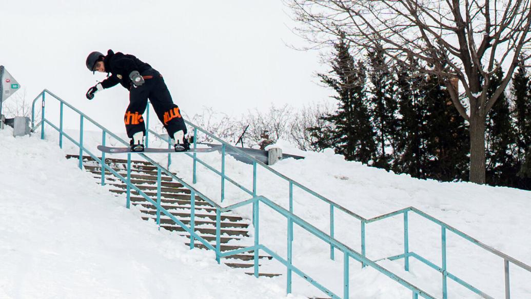 Sam Anderson takes street snowboarding to new heights MADISON