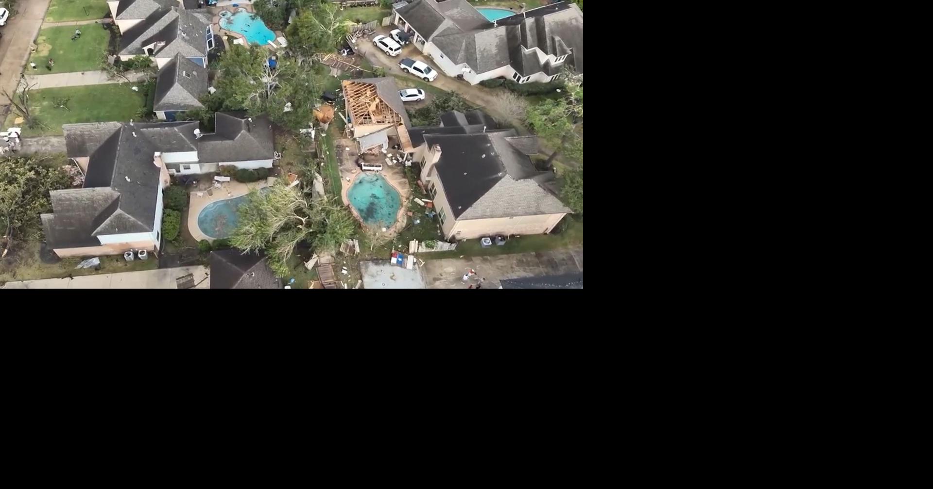 More than 100 homes damaged after tornado touches down in Texas