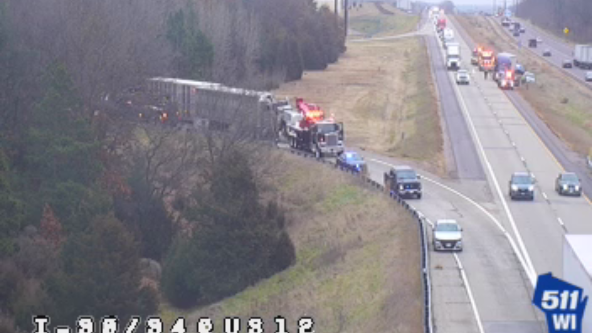 All lanes on US 12 back open following crash | News | channel3000.com