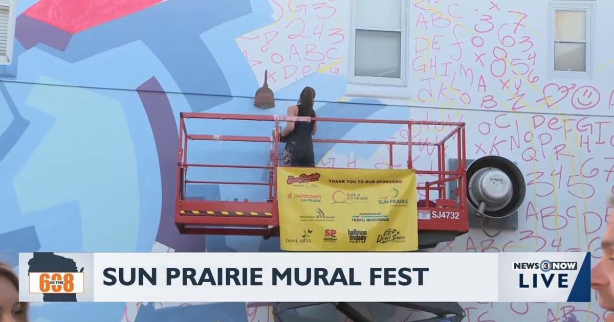In the 608: Sun Prairie Mural Fest underway as artists transform downtown