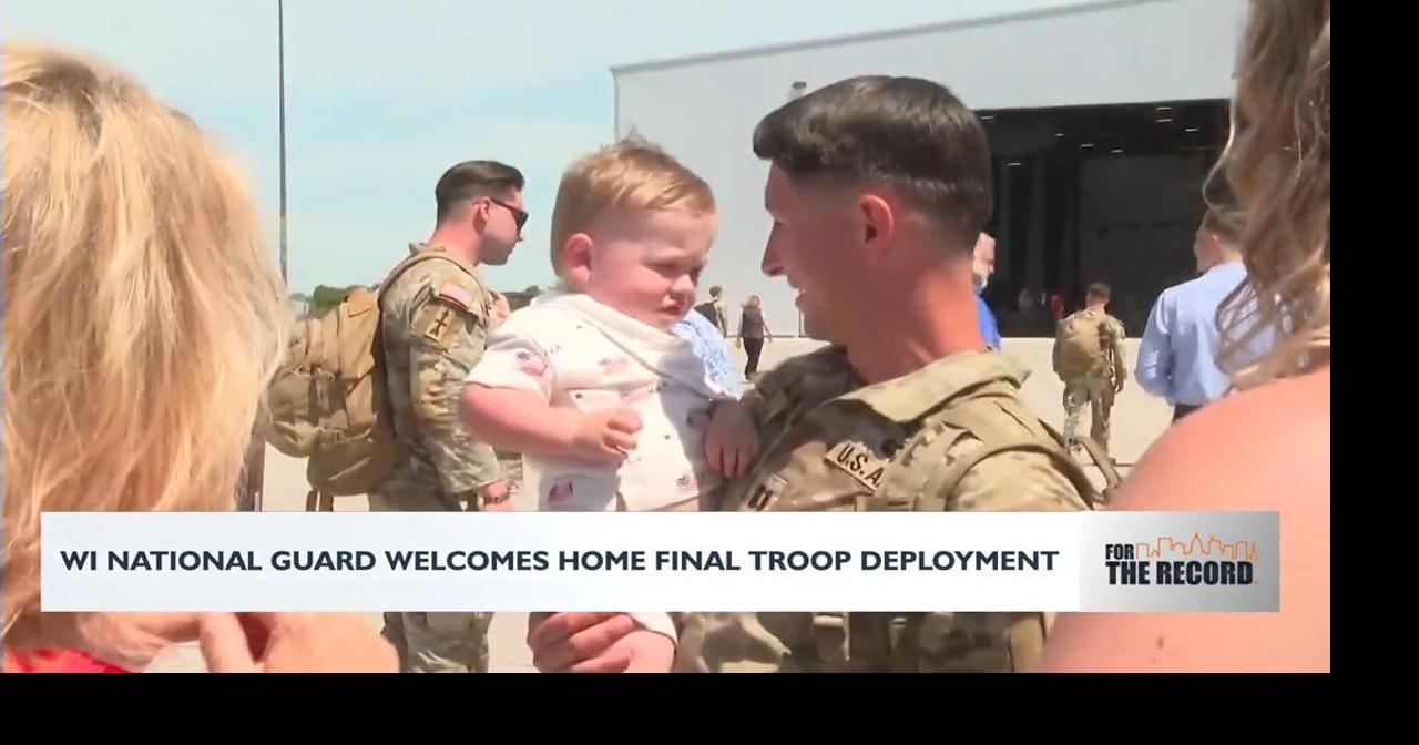Wisconsin National Guard welcomes home final soldiers after deployment