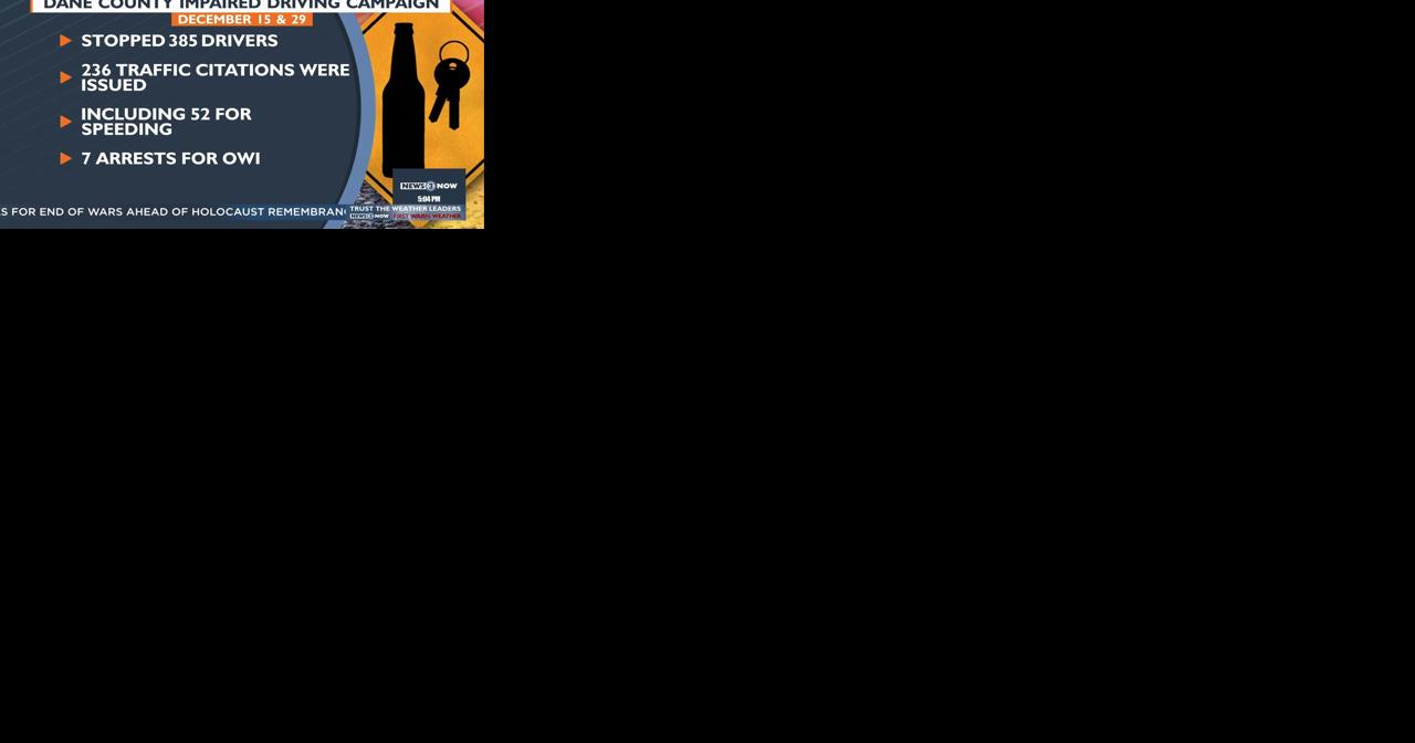 County-wide impaired driving campaign leads to more than 230 tickets - Vimarsana News