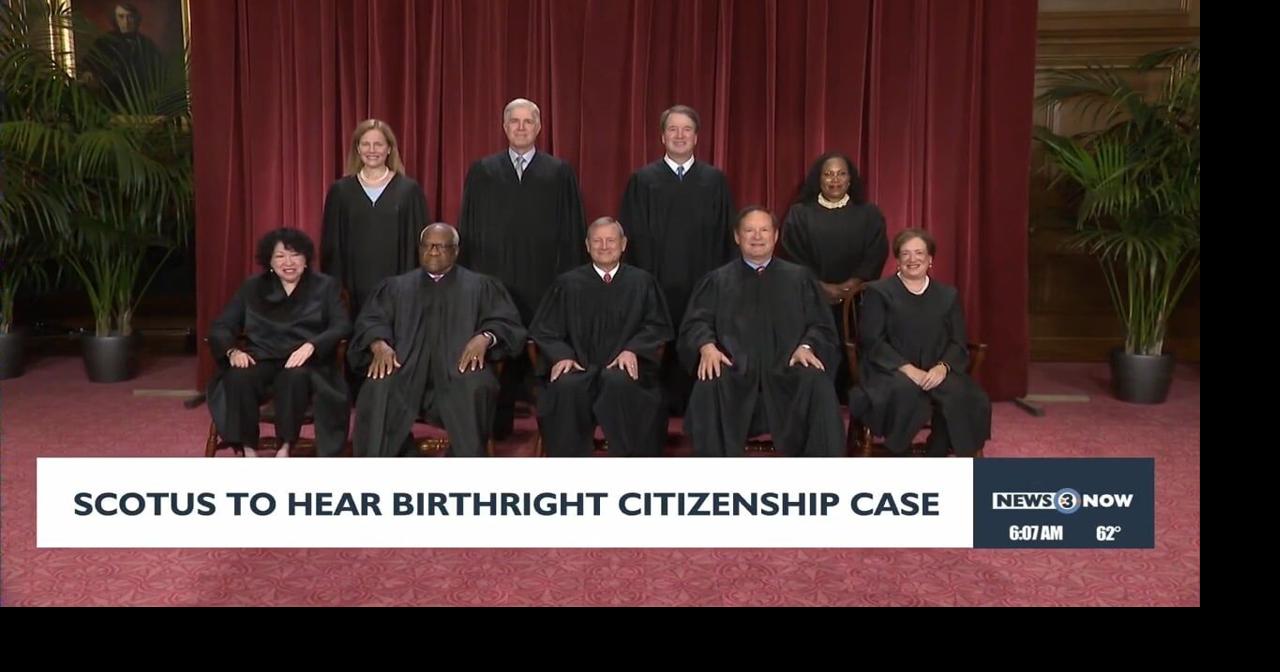 SCOTUS to hear birthright citizenship case this week | Video ...