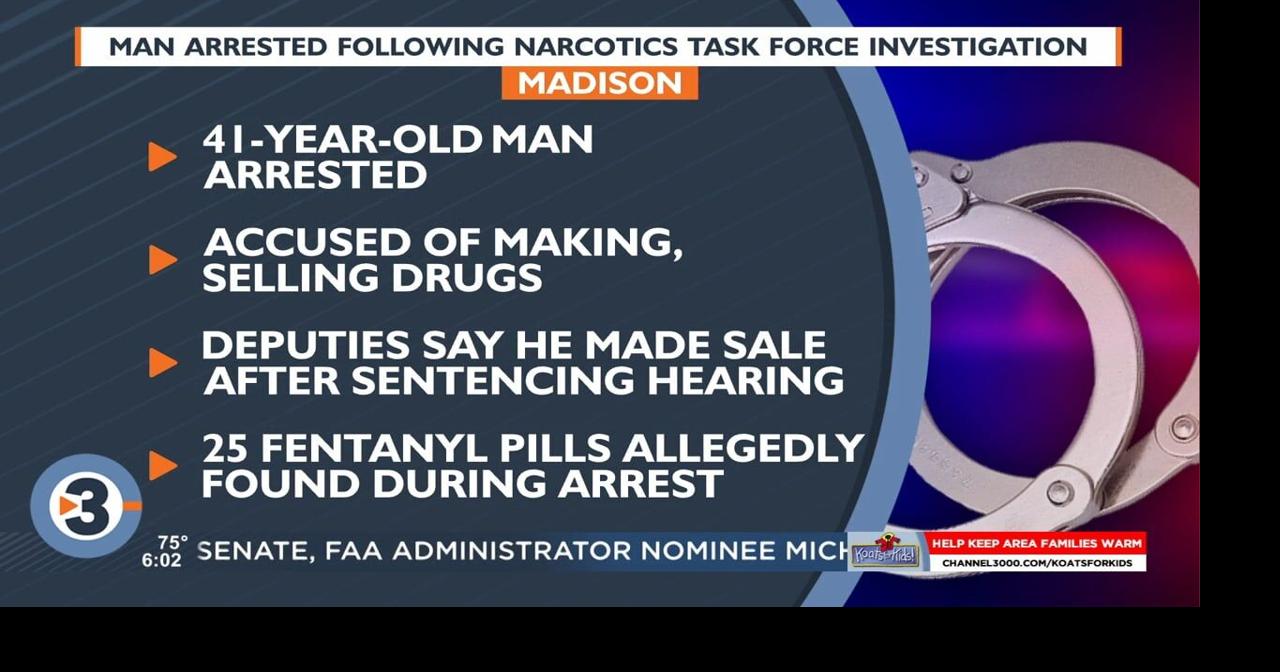 Madison man arrested after investigation by Dane County Narcotics Task