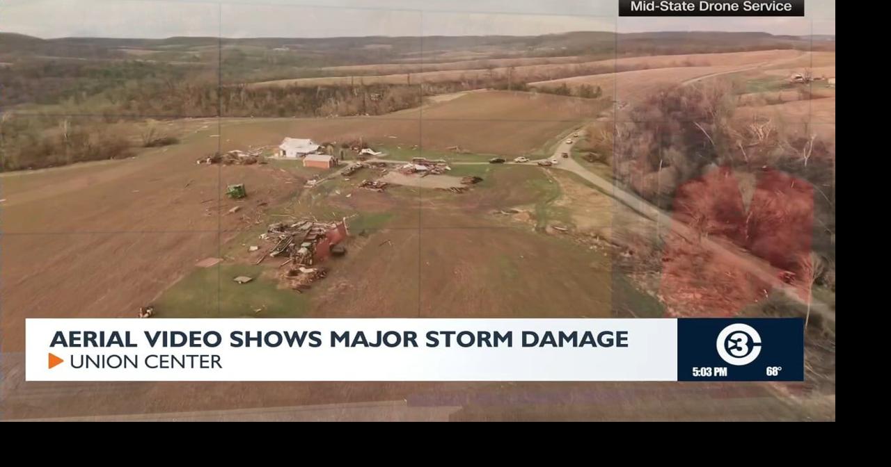 Aerial video shows major storm damage | Video | channel3000.com