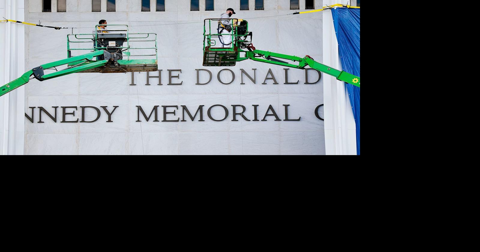 Host cancels jazz show after Trump's name added to Kennedy Center