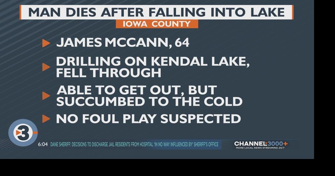 Man dies after falling through ice in Iowa Co., sheriff’s office says ...