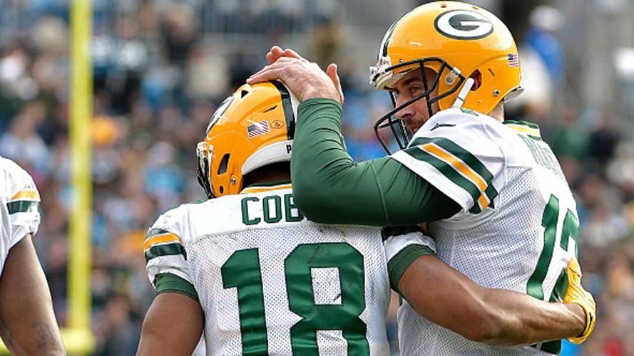 12/30/2018 Aaron Hugging Randall Cobb.