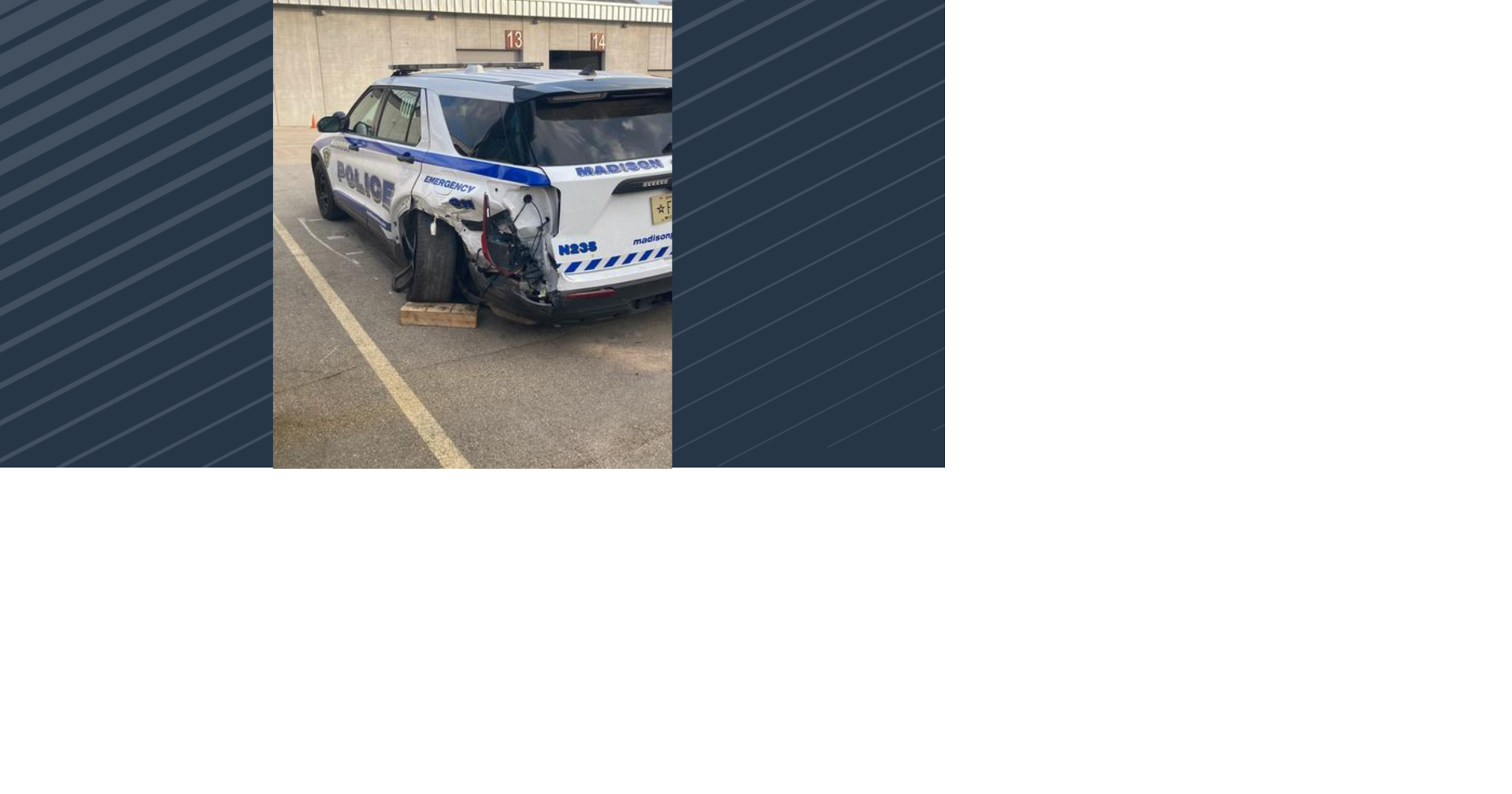 Man arrested for OWI after allegedly damaging two squad cars | News ...
