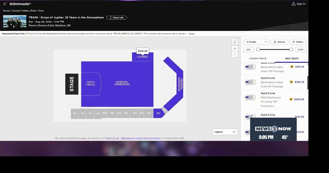 Wisconsin lawmakers consider bill to cap ticket resale prices