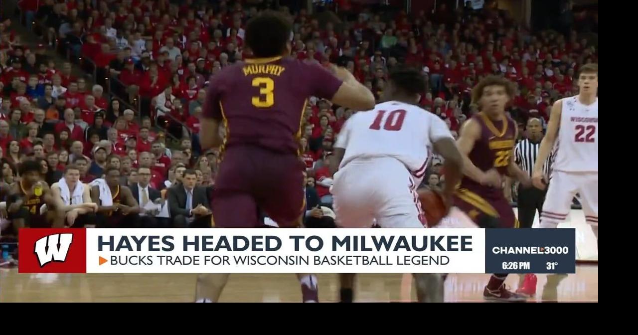Nigel Hayes waived by Bucks after being traded to Milwaukee earlier in day