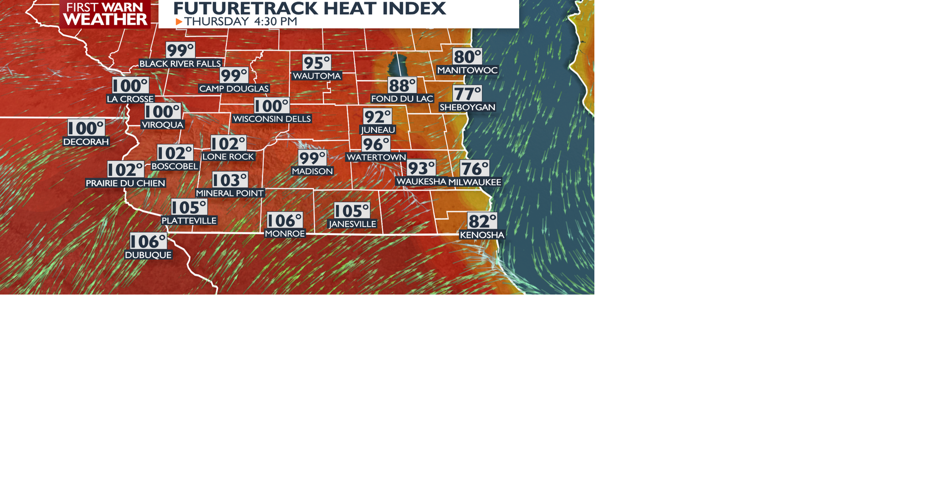 Heat Index Thursday.png | | channel3000.com