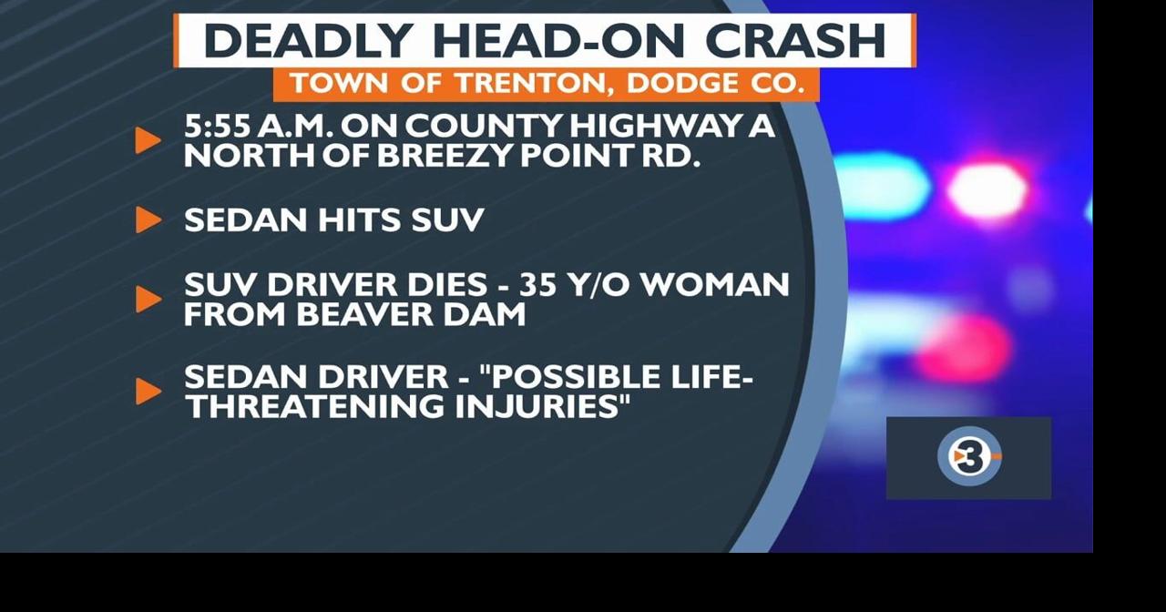 Two-vehicle crash in Dodge Co. leaves 1 dead, 1 seriously injured ...