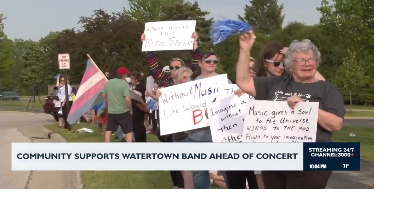 Community supports Watertown band ahead of concert