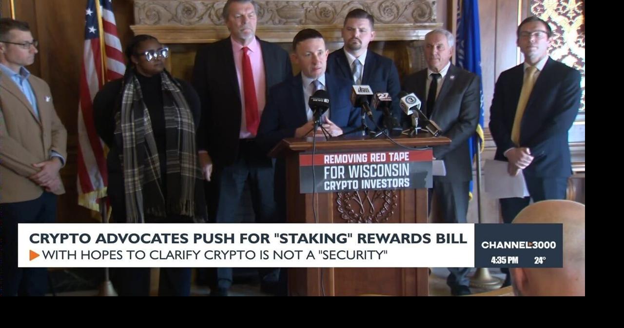 Wisconsin lawmakers push bill to allow cryptocurrency staking rewards