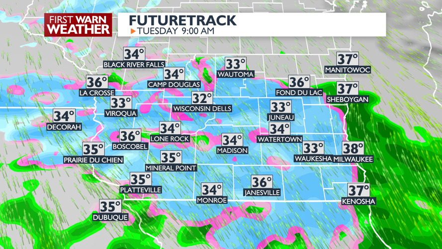 ALERT DAY: Snow impacts Tuesday morning commute | Local News ...