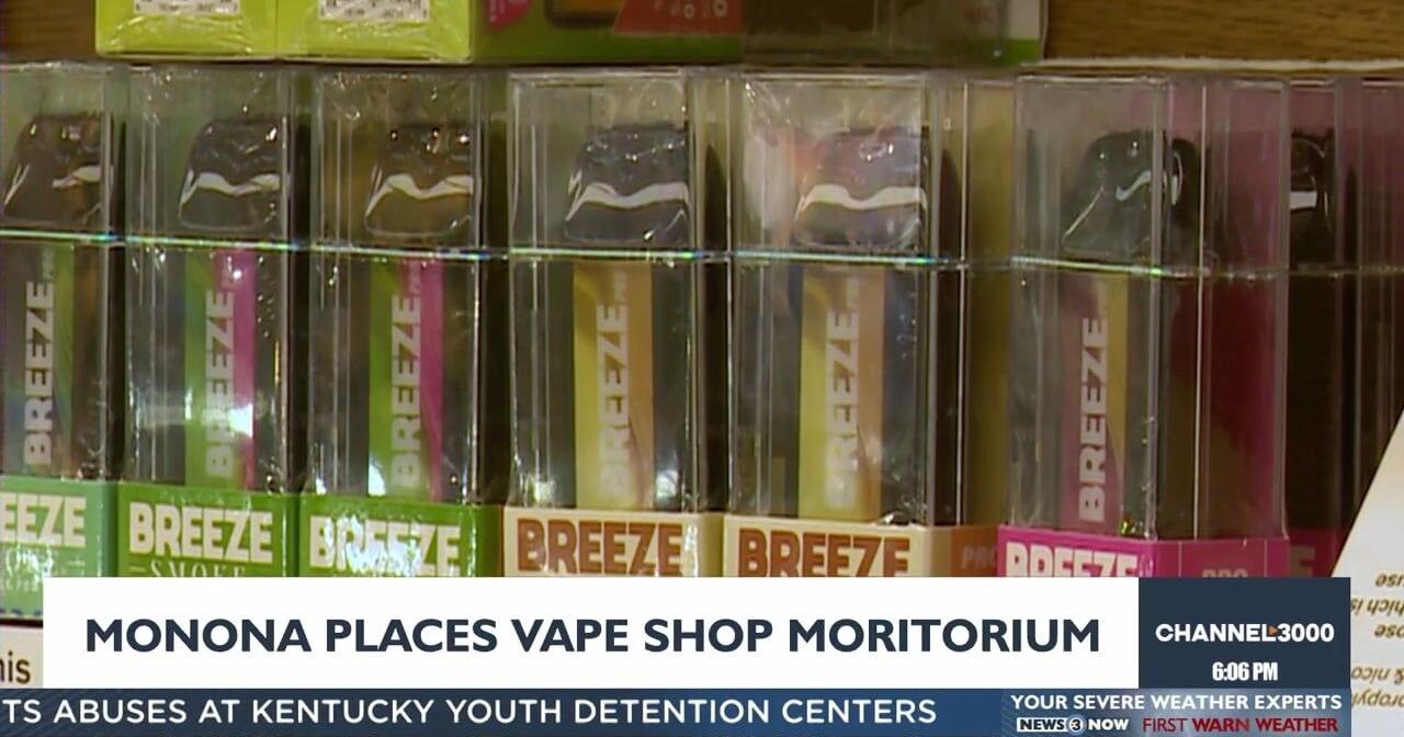 Monona places temporary ban on opening of new vape shops - Vimarsana News